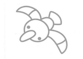 海鸥的简笔画