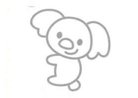 考拉的简笔画