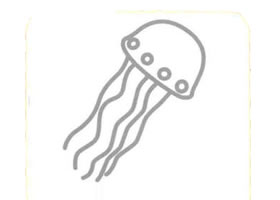 水母简笔画