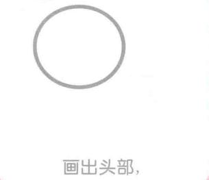 鸽子的头部，简笔画