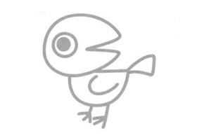 乌鸦的简笔画