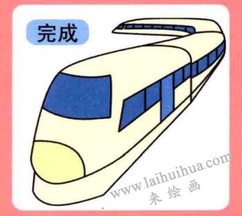 磁浮列车儿童画