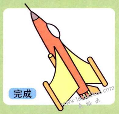 战斗机儿童画