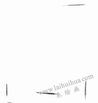 波斯猫的素描画法步骤01