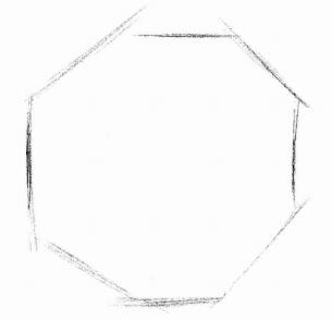 刺猬的素描画法步骤01