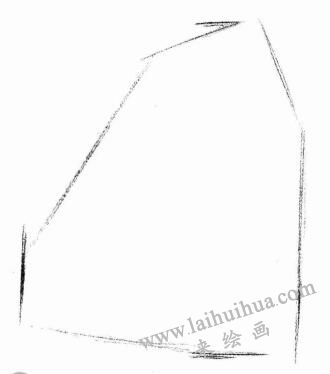 哈士奇的素描画法步骤01