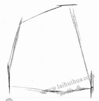 吉娃娃犬素描画法步骤01