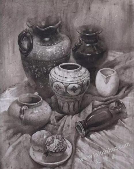 静物素描