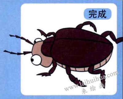天牛的画法步骤04