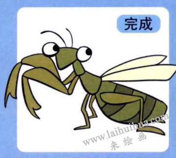 螳螂儿童画