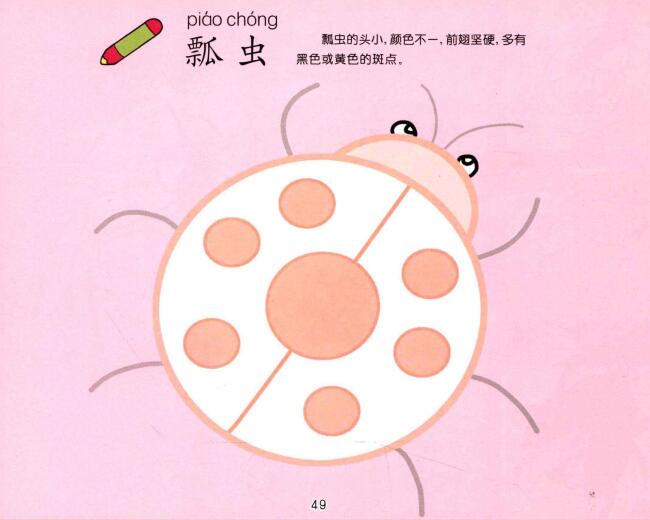 瓢虫儿童画法（一）