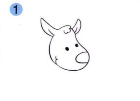 袋鼠的画法步骤01