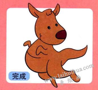 袋鼠儿童画