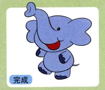 大象儿童画