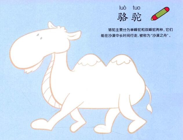 骆驼儿童画法（一）