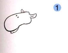 骆驼的画法步骤01
