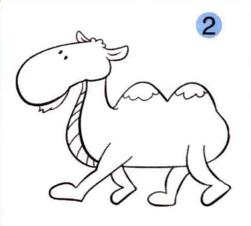 骆驼的画法步骤02