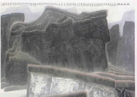 《太行丰碑》山水画
