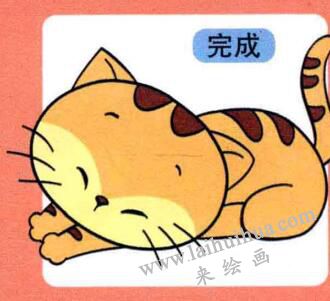猫的儿童画画法