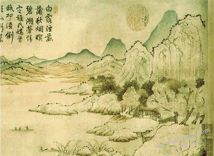 《秋江待渡图》卷
