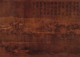北宋赵佶《雪江归棹图卷》赏析