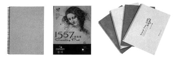画素描所用的纸张