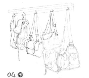 包包素描画线稿步骤04