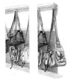 包包素描铺色步骤08、09