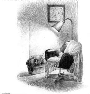 卧室素描铺色画法步骤07