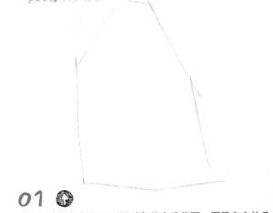 书房一角素描画线稿画法步骤01