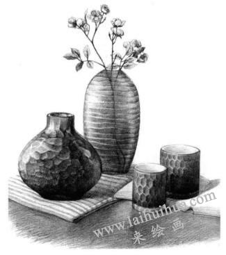 素雅装饰素描铺色画法步骤09