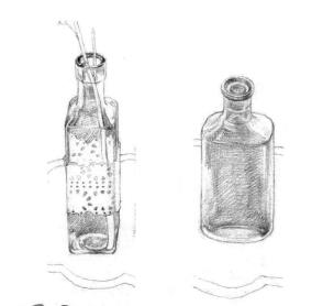 玻璃制品素描铺色画法步骤01、02