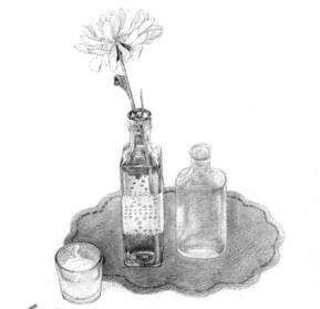 玻璃制品素描铺色画法步骤05