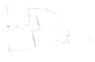 藏狐的素描画线稿画法步骤01