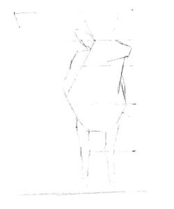 麋鹿的素描画线稿画法步骤01