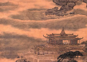 清代画家袁江《观涛图轴》欣赏