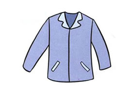 衣服儿童画