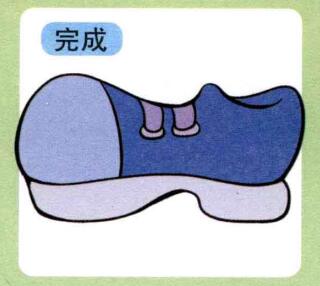 鞋子儿童画画法