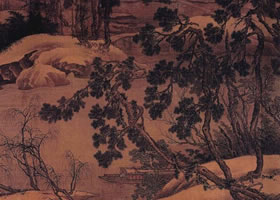 南宋《溪山雪意图卷》欣赏