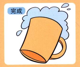 杯子的儿童画画法步骤04
