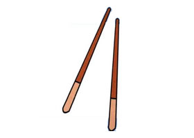 筷子儿童画