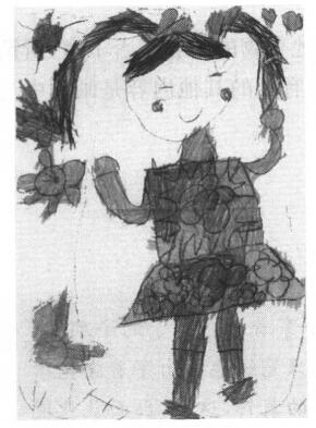 幼儿美术作品中的认真、大胆与自信
