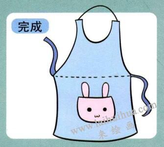 围裙儿童画