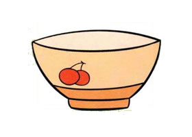碗的儿童画法