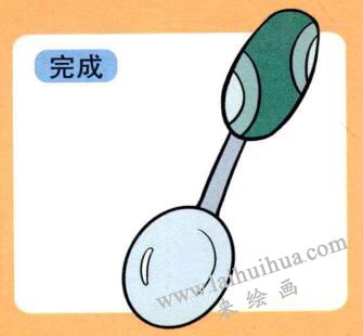 勺子儿童画