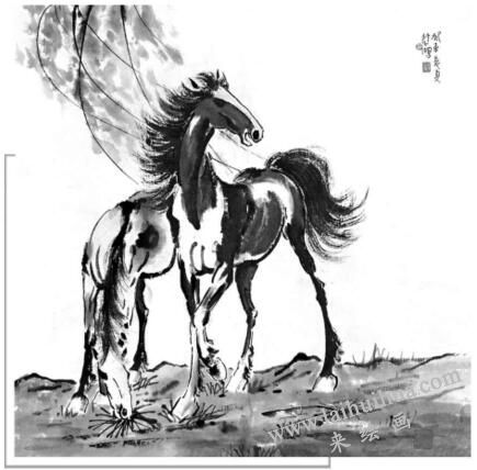 绘画名家徐悲鸿