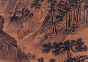 戴进《洞天问道图轴》欣赏