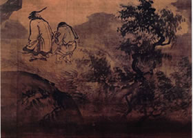 明代汪肇《起蛟图轴》欣赏