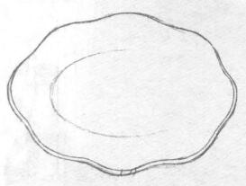盘子的素描画法步骤03