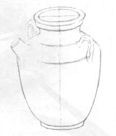 罐子的素描画法步骤02